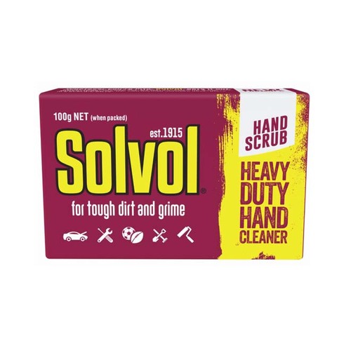 Solvol Heavy-Duty Hand Cleaner Bar 100g (71044 / 71149)