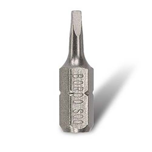 Bordo #0 x 25mm Square Recess Insert Bit - Pack of 10