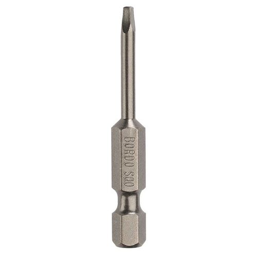 Bordo #0 x 50mm Square Recess Power Bit - Pack of 10