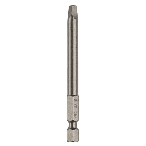 Bordo #3 x 75mm Square Recess Power Bit - Pack of 10