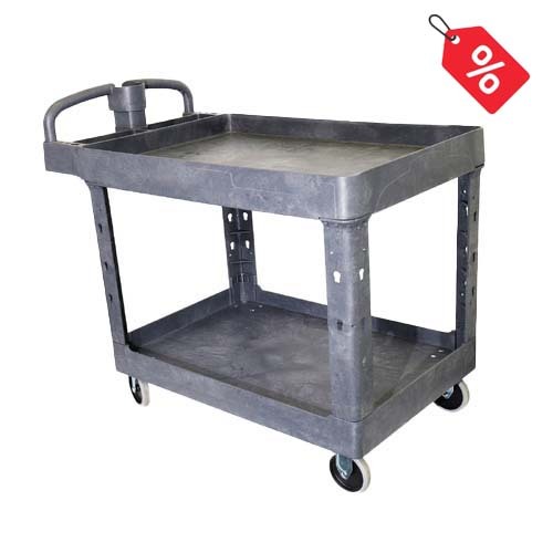 Easyroll 2 Tier Platform Trolley Large 250kg Load Capacity - T2T250PL