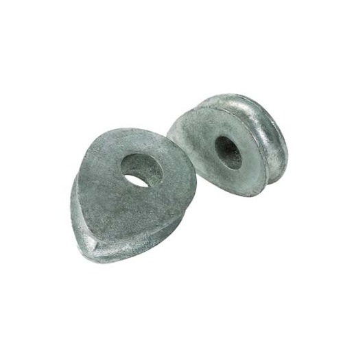 Austlift Thimble Solid Eye Pre-Drilled Hole 16mm, 28mm Hole - 302600