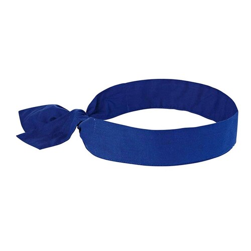 Ergodyne Chill-Its 6700 Evaporative Cooling Tie Bandana Blue - Pack of 24