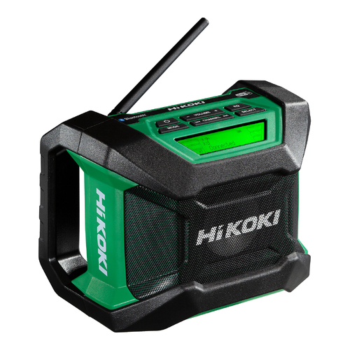 HiKOKI UR18DA(H4Z) 18V DAB Bluetooth Radio, Skin Only