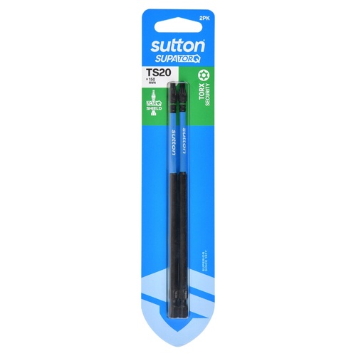 Sutton S214H02G20 TS20 x 150mm Torx-S Screwdriver Bit S214 Supatorq (2 Pack)