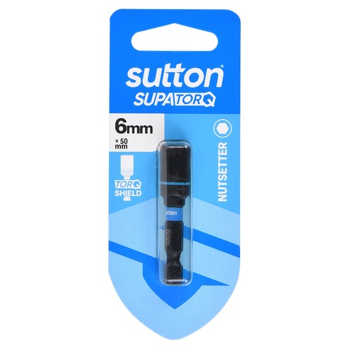 Sutton S230H01BF 6 x 50mm Magnetic Nutsetter Bit S230 Supatorq