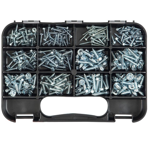 GJ Works Hex Head Self-Tapping Screw Kit, 300 Pieces - GKA300