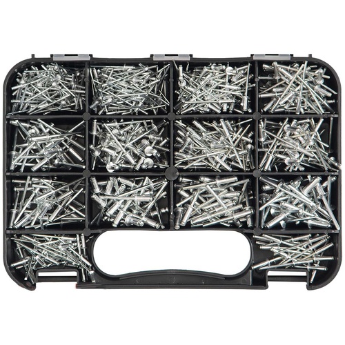 GJ Works Imperial Aluminium Rivet Kit, 605 Pieces - GKA605