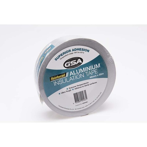 GSA Reinforced Aluminium Foil Tape 48mm x 50m