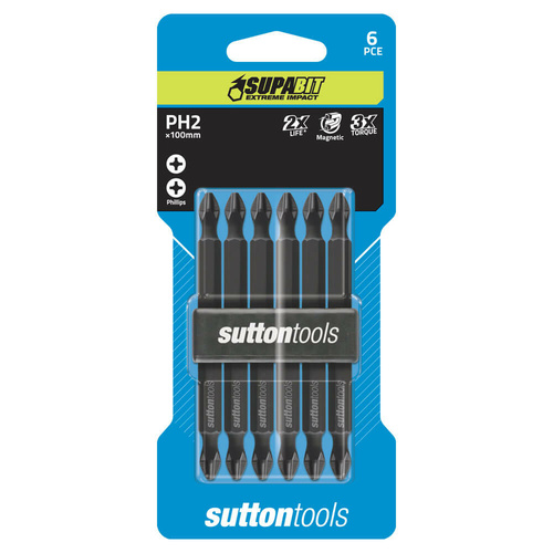 Sutton S105 Phillips Impact Screwdriver Bit Double End CRV - Bulk