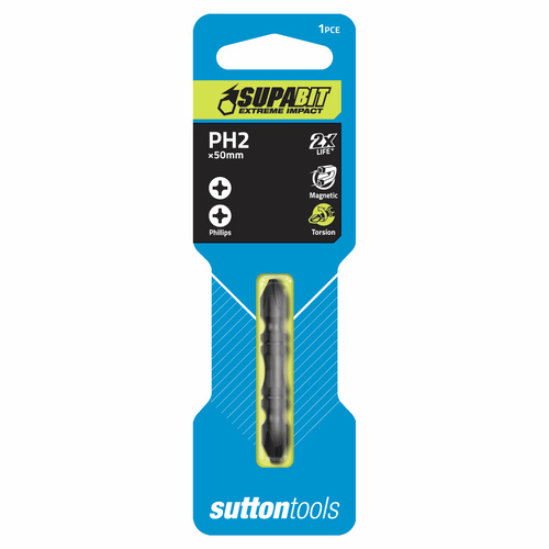 Sutton S106 Phillips Impact Screwdriver Bit Torsion Power CRV