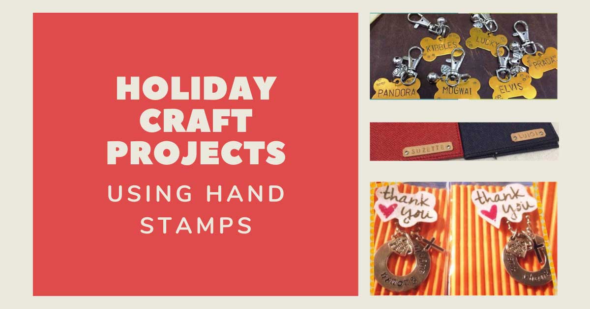 Holiday Craft Projects Using Hand Stamps