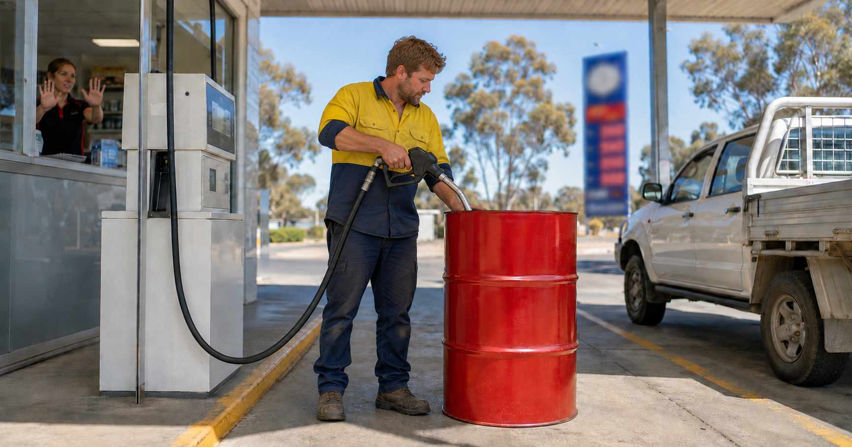 Can You Fill a 205 Litre Drum at the Servo?