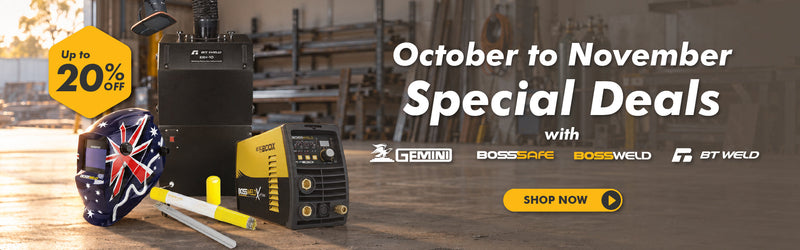 Gemini, BossSafe, Bossweld & BT Weld October - November 2026 Specials
