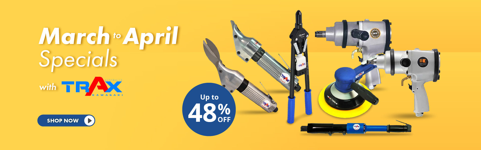 Trax March & April Specials