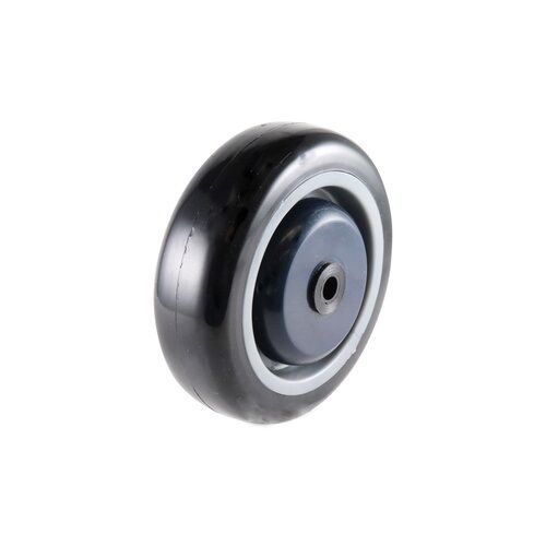 100mm Urethane Wheel - 8mm Ball Bearing Nylon Centre Grey W6 - AIMS Industrial Supplies