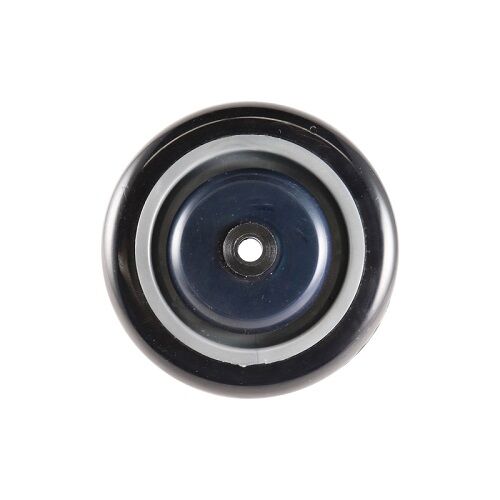 100mm Urethane Wheel - 8mm Ball Bearing Nylon Centre Grey W62