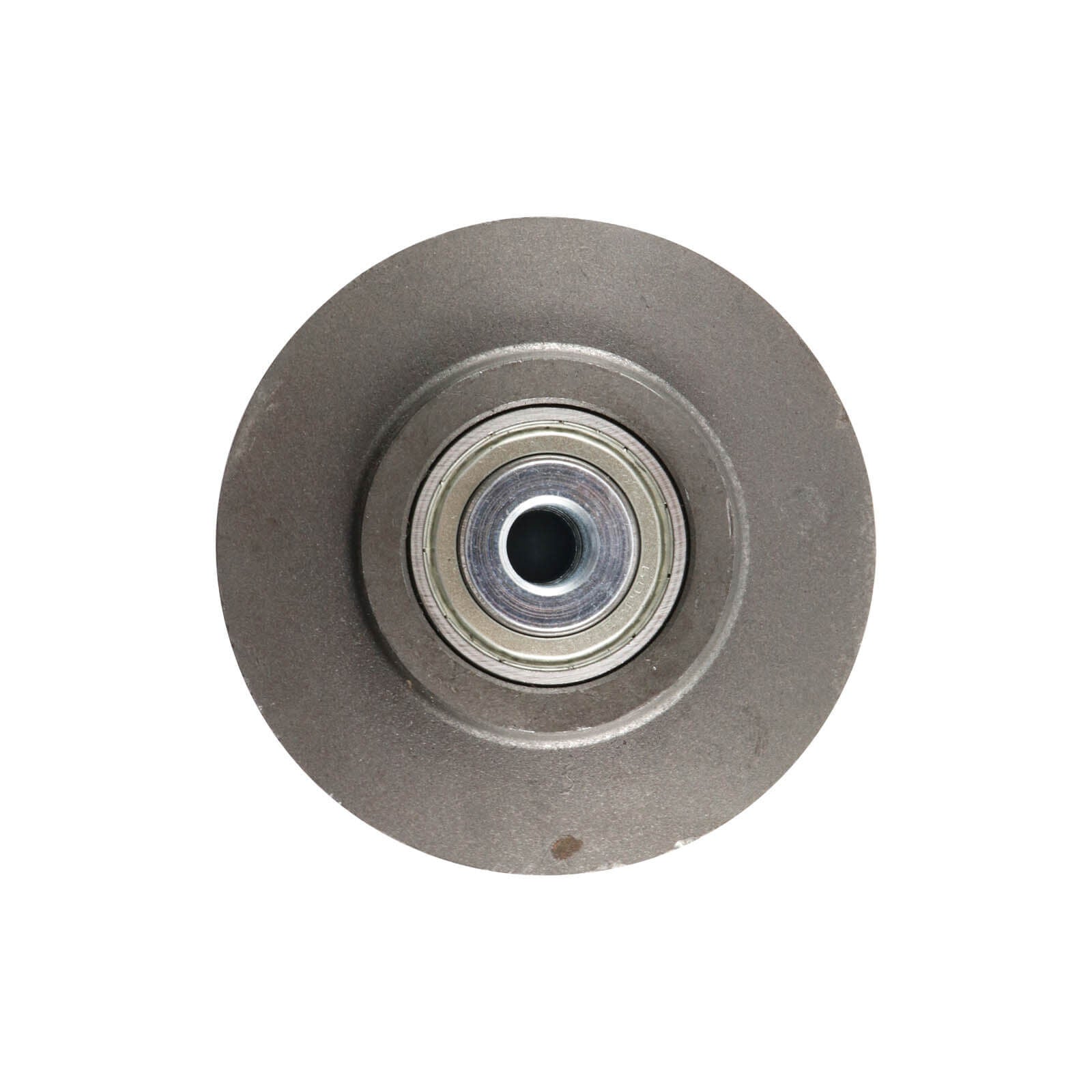 100mm V Groove Cast Iron Wheel - 20mm Precision Bearing Grey W8