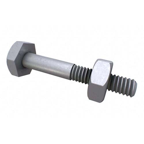 1/2" BSW Hex Bolt & Nut, Hot Dip Galvanised 3-1/2" Pack of 100