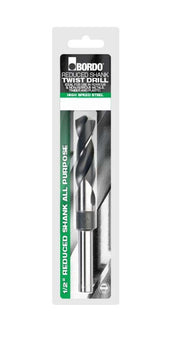 1/2" Reduced Shank Drill Bright/Black HSS - Imperial1