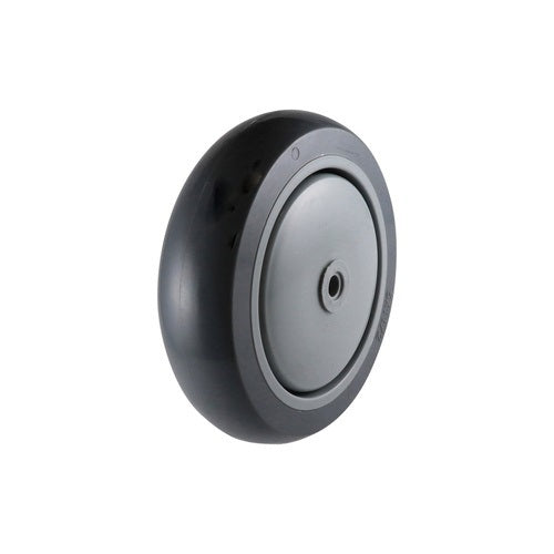 125mm Urethane Wheel - Stainless Steel 8mm Precision Bearing Grey W6