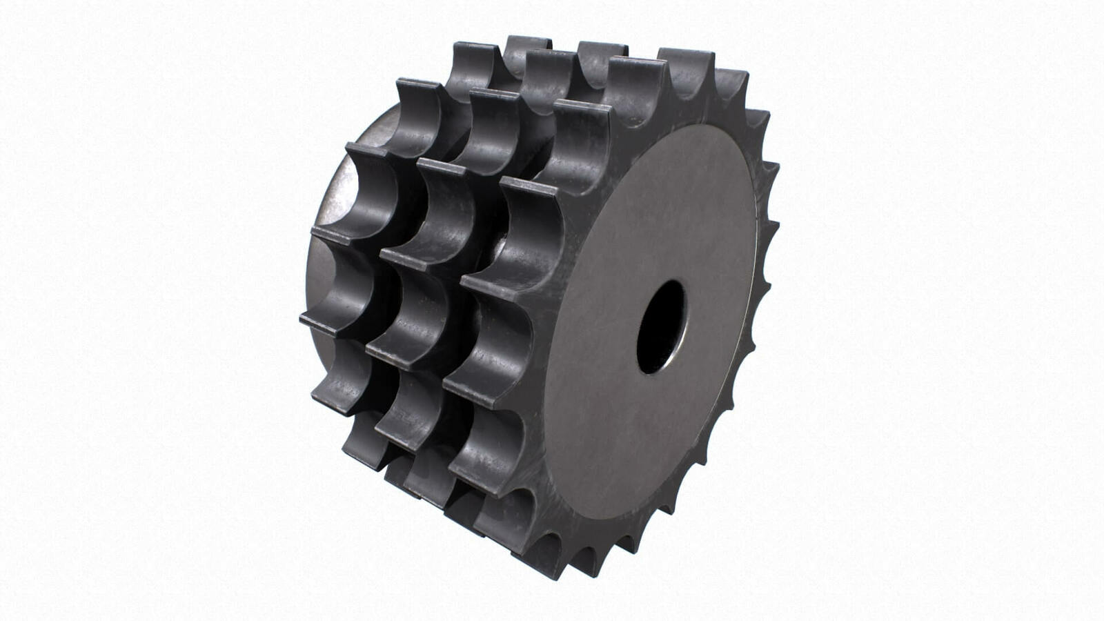 12B-3-19 Tooth BS 3/4" Pitch Triplex Pilot Bore Sprocket