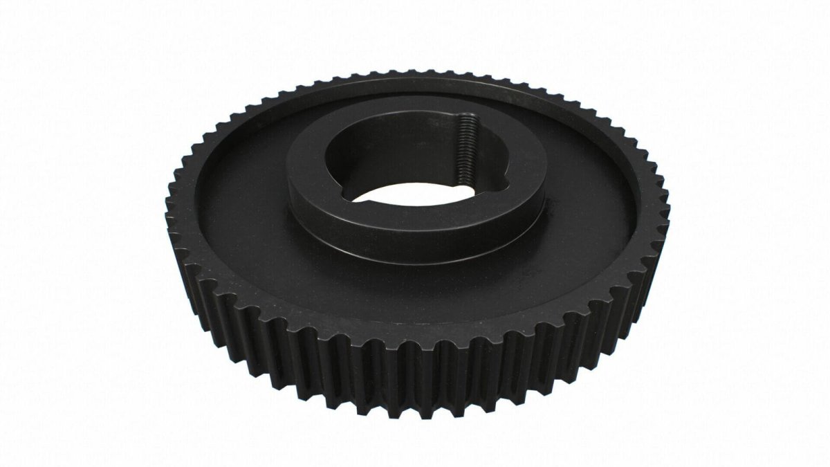 14M HTD Taper Lock Timing Pulley - Grey Cast Iron - AIMS Industrial Supplies