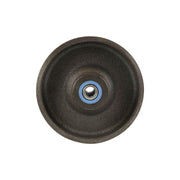 150mm Cast Iron Wheel - 20mm Roller Bearing Silver W11