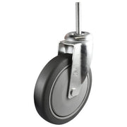 150mm Swivel Stem Castor - Urethane Wheel Grey G6 - AIMS Industrial Supplies