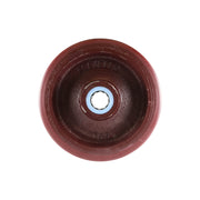 150mm Urethane Wheel - 20mm Roller Bearing Cast Iron Centre Red W11