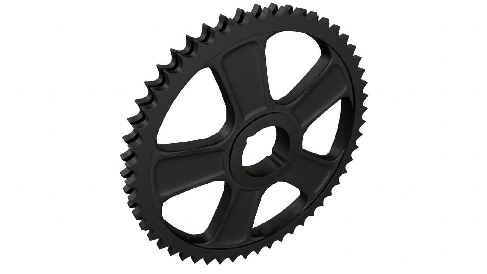 16B-2-57 Tooth BS Taper Lock Sprocket Cast Iron 1" Pitch Duplex (3525)