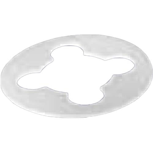 20 x 0.5mm Metric Holding Washer Natural Nylon - Pack of 100 - AIMS Industrial Supplies