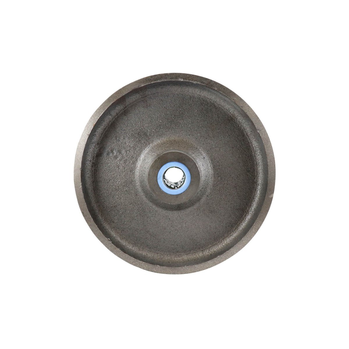 200mm Cast Iron Wheel - 20mm Roller Bearing Silver W2 - AIMS Industrial Supplies