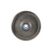 200mm Cast Iron Wheel - 20mm Roller Bearing Silver W2 - AIMS Industrial Supplies