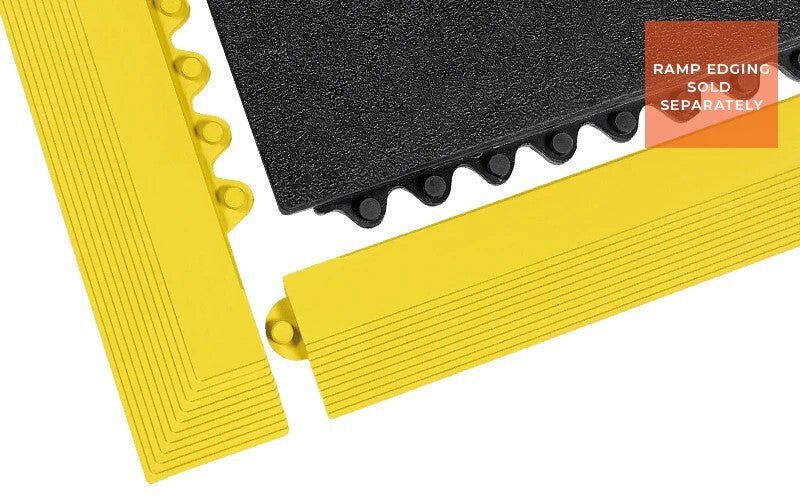 24/Seven Interlocking Rubber Mat Solid - AIMS Industrial Supplies