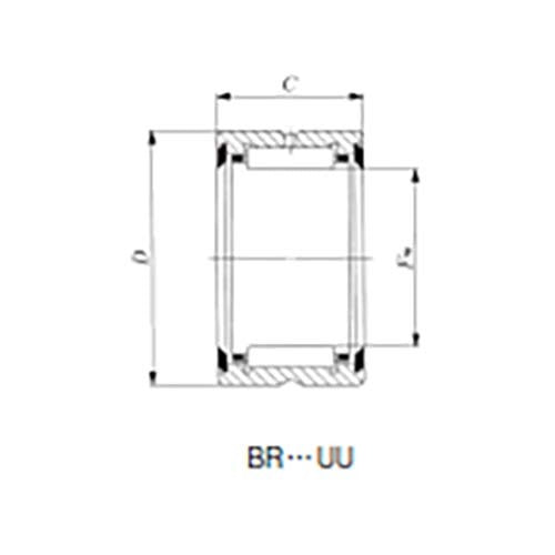 2RS Needle Roller Bearing w/o Inner Ring - BR - AIMS Industrial Supplies