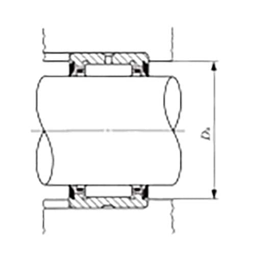 2RS Needle Roller Bearing w/o Inner Ring - RNA - AIMS Industrial Supplies