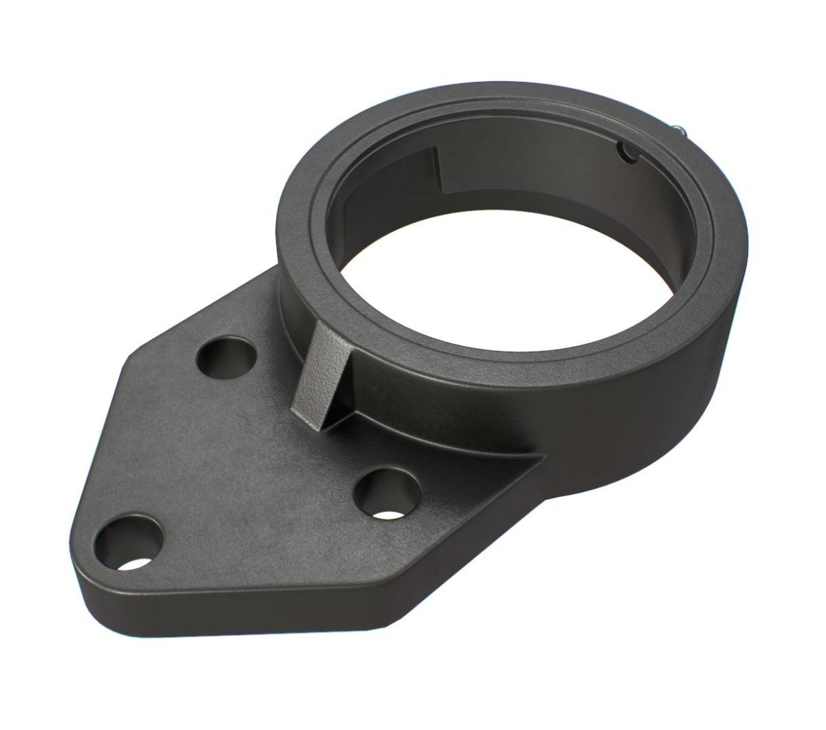 3 - Bolt Offset Flange Cast Iron Bearing Housing - FB200 - AIMS Industrial Supplies