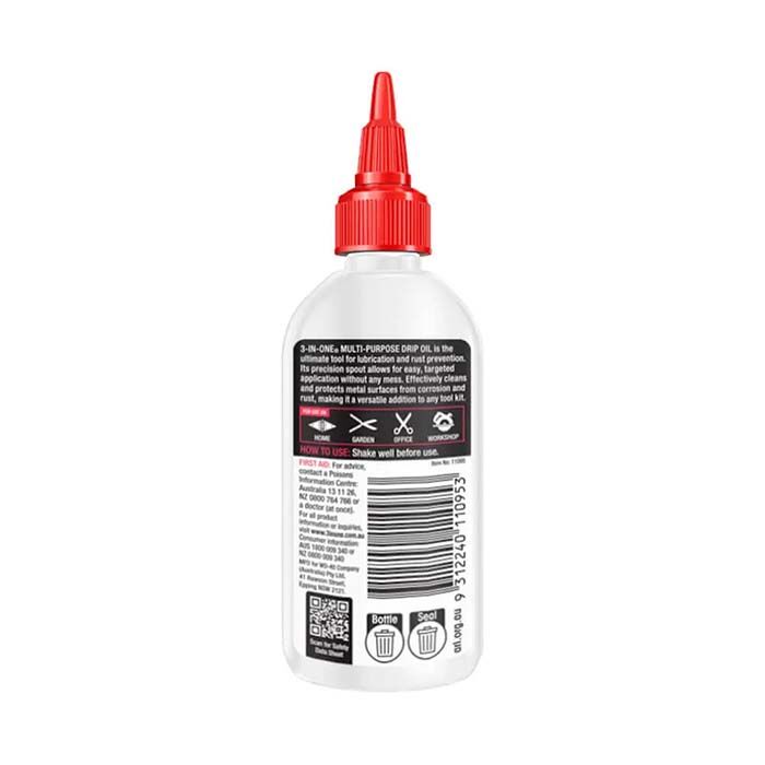 3 - IN - ONE Multi - Purpose Drip Oil 120ml (11197 / 11095) - AIMS Industrial Supplies