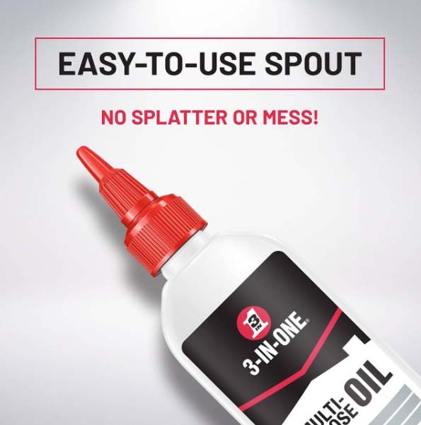 3 - IN - ONE Multi - Purpose Drip Oil 120ml (11197 / 11095) - AIMS Industrial Supplies