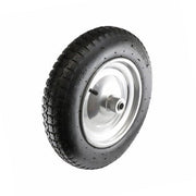 3 x 8 inch Pneumatic Wheel - Steel Centre 5/8" Flange Bearing - AIMS Industrial Supplies