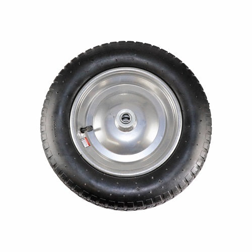 3 x 8 inch Pneumatic Wheel - Steel Centre 5/8" Flange Bearing2