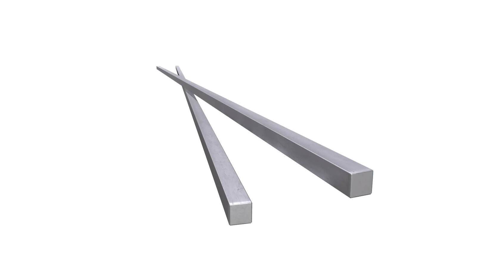 3/16" x 3/16" Square Stainless Steel (304) Key Steel - 12" Long