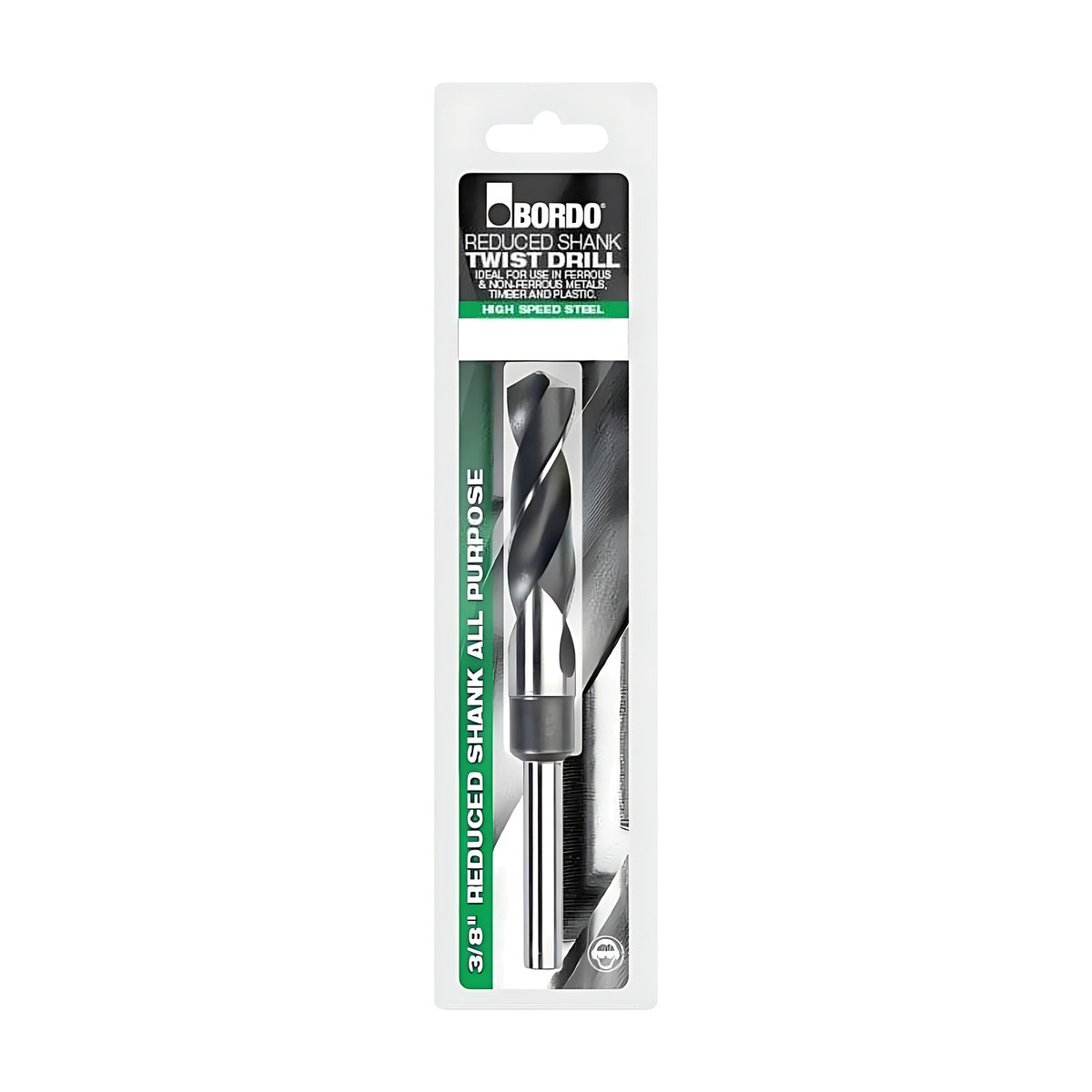 3/8" Reduced Shank Drill Bright/Black HSS - Imperial