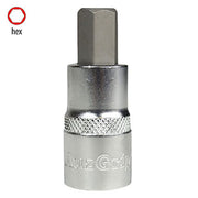 3/8" Square Drive In-Hex Bit Socket Imperial1