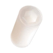 3/8 x 1" UNC Hex Socket Grub Screw Nylon Natural Pack of 25 - AIMS Industrial Supplies