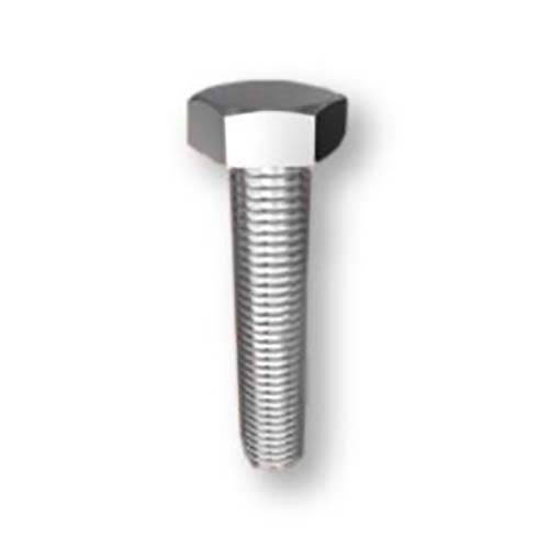 3/8 x 2-1/2" UNC Hex Set Screw Grade 8 Zinc Plated - Pack of 100