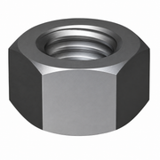 Hobson 3/16" BSW hex nut, single steel-grey nut shown front-on with internal thread visible, on a white background