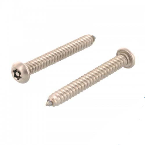 4.2 x 32mm Security Button Post Torx Self Tapping Screw 304 Stainless Steel - Pack of 100