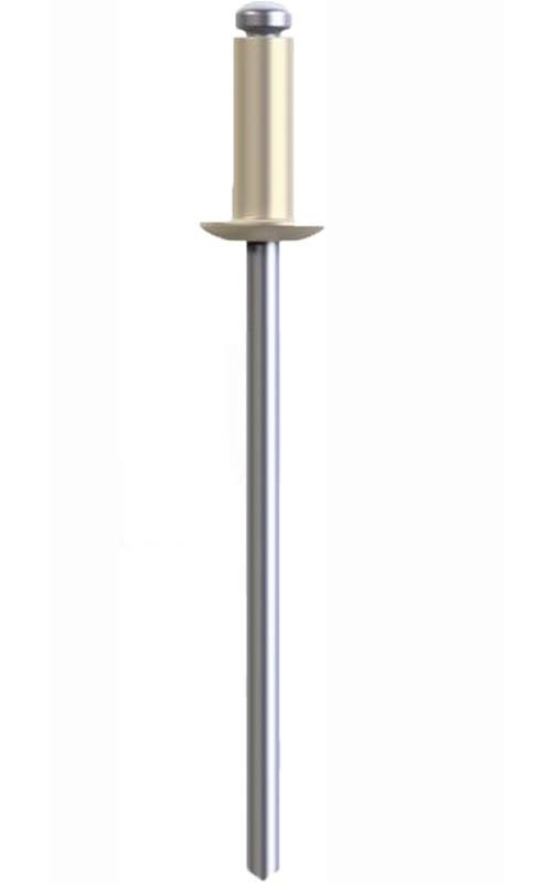 4-3 5052 Aluminium & Steel Paperbark Truss (Dome) Head Rivet - Box of 1000